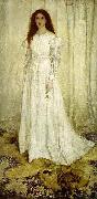 James Abbott Mcneill Whistler Symphony in White, France oil painting artist
